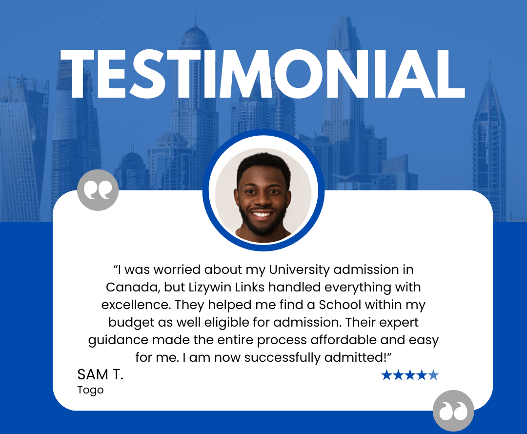 LIZYWIN LINKS TESTIMONIAL - SAM T. - TOGO